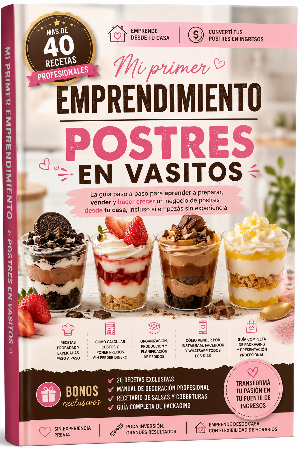 Emprendimiento postres en vasito